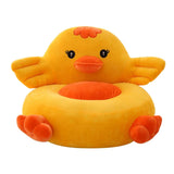 Max Cartoon Animal Kids Seat Sofa Cover Baby Chair Bean Bag Duck(Yellow) - Aladdin Shoppers