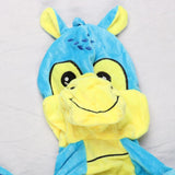 Max Cartoon Animal Kids Seat Sofa Cover Baby Chair Bean Bag Fly Dragon(Blue) - Aladdin Shoppers