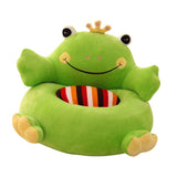 Max Cartoon Animal Kids Seat Sofa Cover Baby Chair Bean Bag Frog(Apple Green)