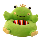 Max Cartoon Animal Kids Seat Sofa Cover Baby Chair Bean Bag Frog(Apple Green) - Aladdin Shoppers