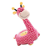 Max Cartoon Animal Kids Seat Sofa Cover Baby Chair Bean Bag Pink Giraffe(Ride) - Aladdin Shoppers