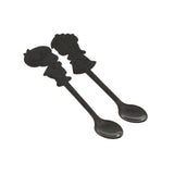 Max Cartoon Couple Stainless Spoon Stainless Steel Coffee Mix Spoon Black Gold - Aladdin Shoppers