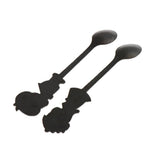 Max Cartoon Couple Stainless Spoon Stainless Steel Coffee Mix Spoon Black Gold - Aladdin Shoppers