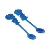 Max Cartoon Couple Stainless Spoon Stainless Steel Coffee Mix Spoon Blue - Aladdin Shoppers