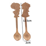 Max Cartoon Couple Stainless Spoon Stainless Steel Coffee Mix Spoon Rose Gold - Aladdin Shoppers