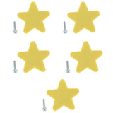 Max Cartoon Drawer Handle Pulls New Children's Room Decoration Yellow Star_S - Aladdin Shoppers