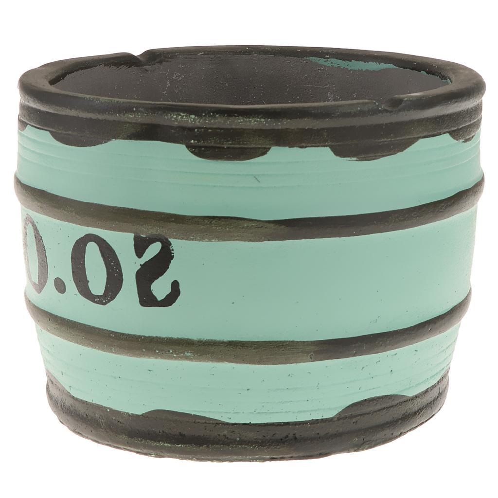 Max Ceramic Decor Ashtray Indoor Cigar Ashtray Cigarette Ash Tray Holder Green L - Aladdin Shoppers