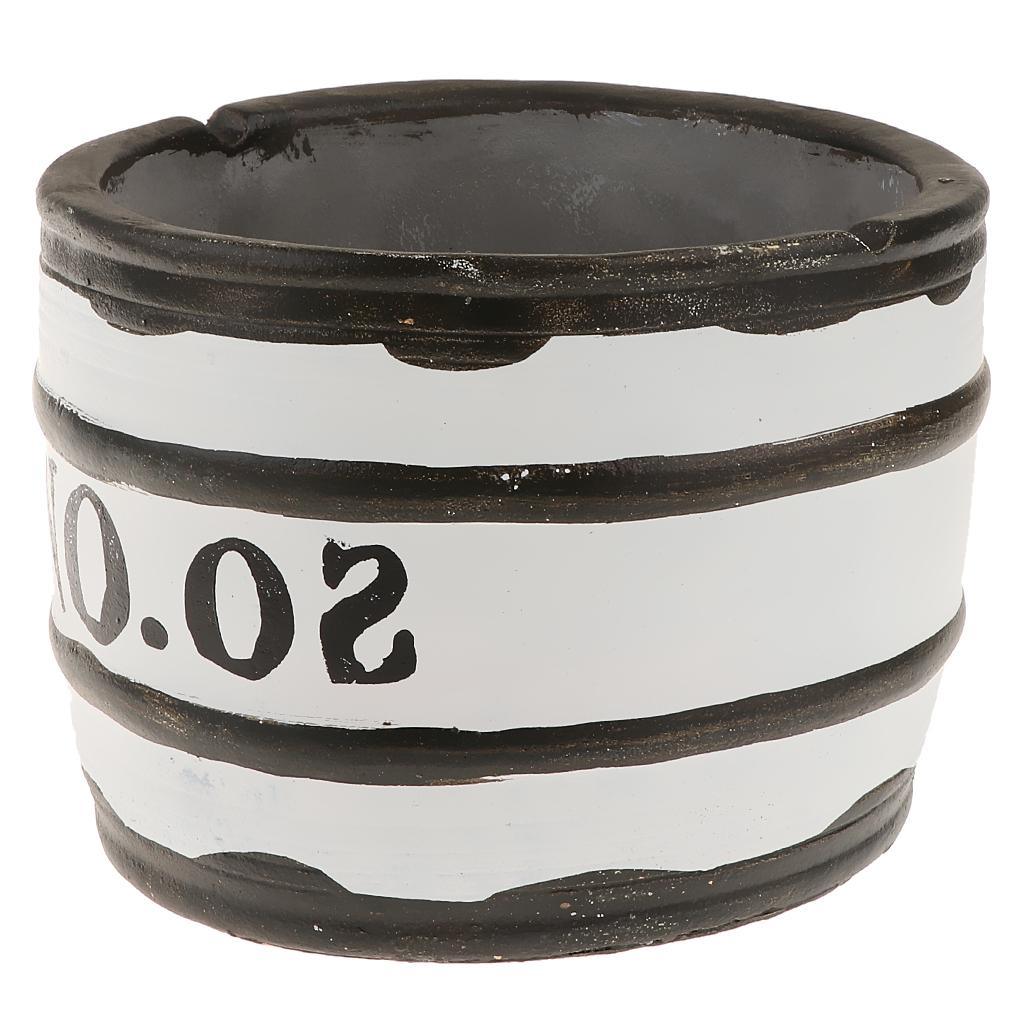Max Ceramic Decor Ashtray Indoor Cigar Ashtray Cigarette Ash Tray Holder White L - Aladdin Shoppers