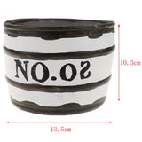 Max Ceramic Decor Ashtray Indoor Cigar Ashtray Cigarette Ash Tray Holder White L - Aladdin Shoppers