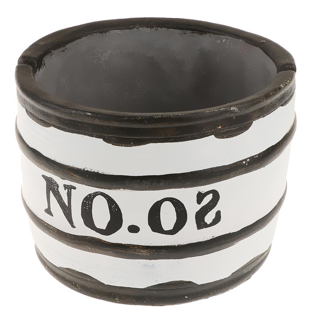 Max Ceramic Decor Ashtray Indoor Cigar Ashtray Cigarette Ash Tray Holder White L - Aladdin Shoppers