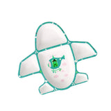 Max Ceramic Kids Dinnerware Divided Plate Children Toddler Utensil Set Green - Aladdin Shoppers