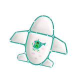 Max Ceramic Kids Dinnerware Divided Plate Children Toddler Utensil Set Green - Aladdin Shoppers