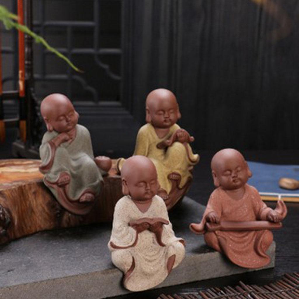Max Ceramic Monk Ornaments Living Room Bedroom Wine Cabinet Decoration Go - Aladdin Shoppers