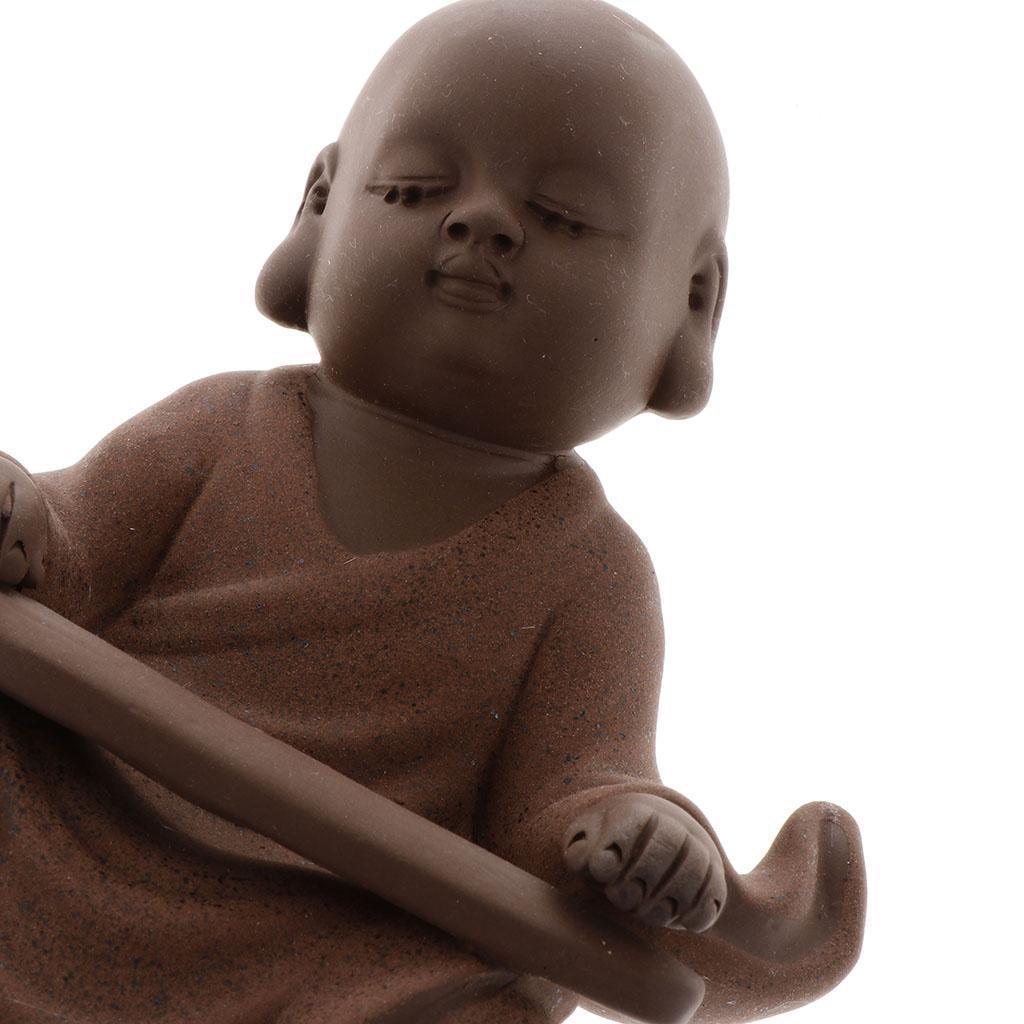 Max Ceramic Monk Ornaments Living Room Bedroom Wine Cabinet Decoration Zither - Aladdin Shoppers
