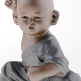 Max Ceramic Small Buddha Statue kung fu Monk Figurine Tea pet Ornaments Style-3 - Aladdin Shoppers