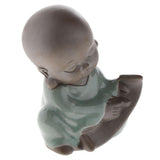 Max Ceramic Small Buddha Statue Monk Figurine Tea pet Ornaments Style-4 - Aladdin Shoppers