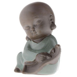 Max Ceramic Small Buddha Statue Monk Figurine Tea pet Ornaments Style-4 - Aladdin Shoppers