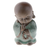 Max Ceramic Small Buddha Statue Monk Figurine Tea pet Ornaments Style-9 - Aladdin Shoppers