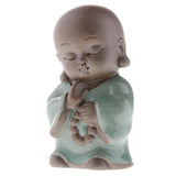 Max Ceramic Small Buddha Statue Monk Figurine Tea pet Ornaments Style-9 - Aladdin Shoppers