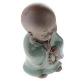 Max Ceramic Small Buddha Statue Monk Figurine Tea pet Ornaments Style-9 - Aladdin Shoppers