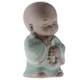 Max Ceramic Small Buddha Statue Monk Figurine Tea pet Ornaments Style-9 - Aladdin Shoppers