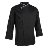 Max Chef Jackets Coat Long Sleeves Shirt Kitchen Uniform Workwear Black M - Aladdin Shoppers