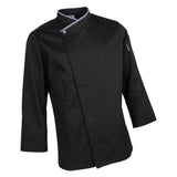 Max Chef Jackets Coat Long Sleeves Shirt Kitchen Uniform Workwear Black M - Aladdin Shoppers