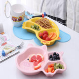 Max Children's Dinner Tray Divided Dinner Plate Divider Dinnerware Pig - Aladdin Shoppers