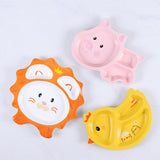 Max Children's Dinner Tray Divided Dinner Plate Divider Dinnerware Pig - Aladdin Shoppers
