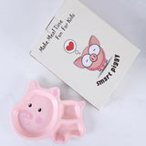 Max Children's Dinner Tray Divided Dinner Plate Divider Dinnerware Pig - Aladdin Shoppers