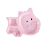 Max Children's Dinner Tray Divided Dinner Plate Divider Dinnerware Pig - Aladdin Shoppers