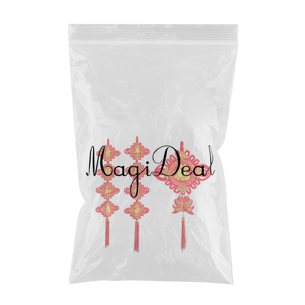 Max Chinese Couplets Knot Pendant Set for Spring Festival Decoration B - Aladdin Shoppers