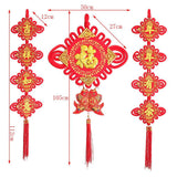 Max Chinese Couplets Knot Pendant Set for Spring Festival Decoration B - Aladdin Shoppers