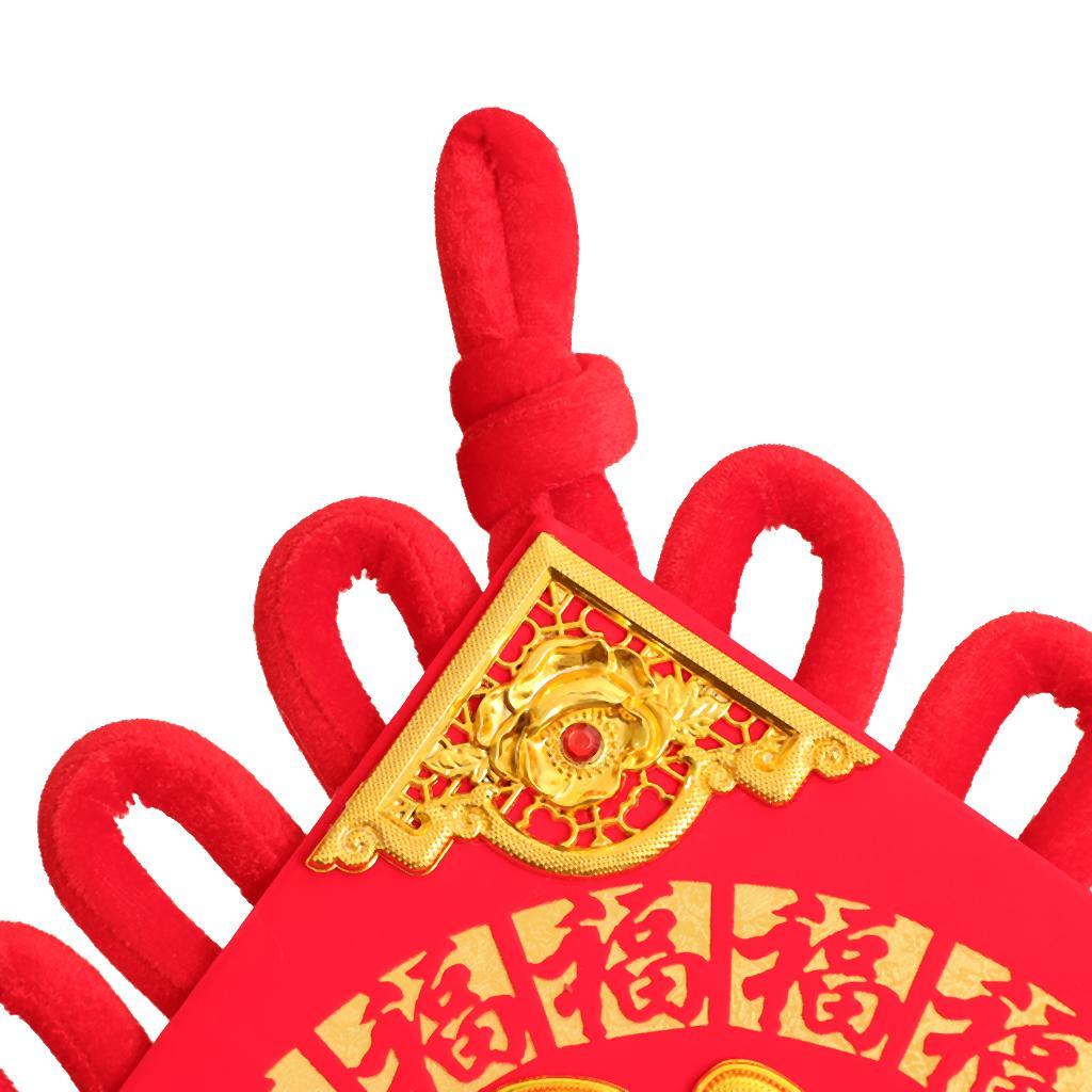 Max Chinese Couplets Knot Pendant Set for Spring Festival Decoration B - Aladdin Shoppers