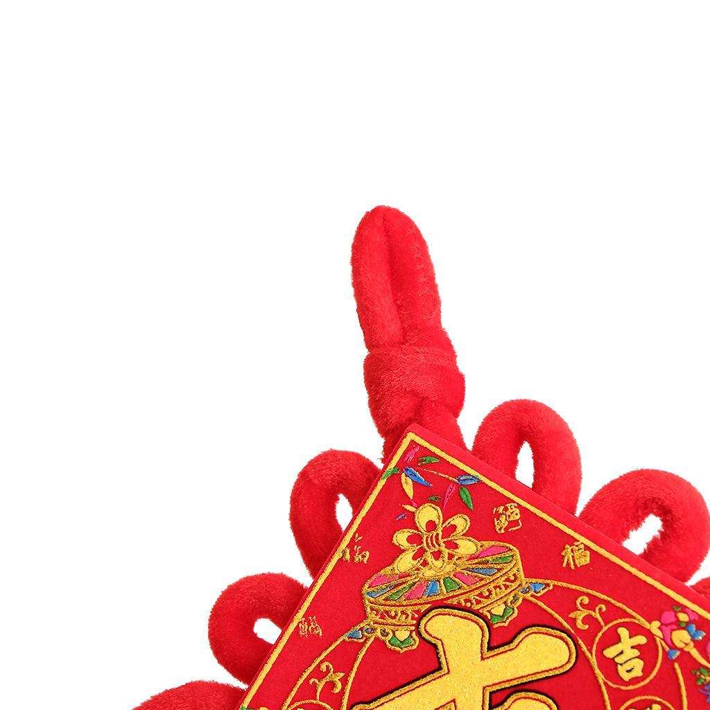 Max Chinese Couplets Knot Pendant Set for Spring Festival Decoration B - Aladdin Shoppers