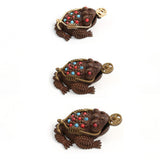 Max Chinese Feng Shui Decor Lucky Money 3 Legs Toad Frog Incense Burner Statue S - Aladdin Shoppers