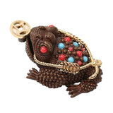 Max Chinese Feng Shui Decor Lucky Money 3 Legs Toad Frog Incense Burner Statue S - Aladdin Shoppers