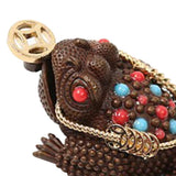 Max Chinese Feng Shui Decor Lucky Money 3 Legs Toad Frog Incense Burner Statue S - Aladdin Shoppers
