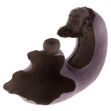 Max Chinese Fengshui Decor Incense Burner Smoke Censer Tea Pet Ornament Purple - Aladdin Shoppers