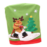 Max Christmas Chair Back Cover Slipcover Dinner Table Party Decor E Elk Ski - Aladdin Shoppers