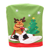 Max Christmas Chair Back Cover Slipcover Dinner Table Party Decor  E Elk Ski