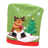 Max Christmas Chair Back Cover Slipcover Dinner Table Party Decor E Elk Ski - Aladdin Shoppers