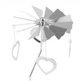 Max Christmas Decor Rotating Candle Tea Light Holder Candlestick Heart Shape - Aladdin Shoppers