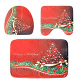 Max Christmas Print Non Slip Bath Mat Toilet Lid Cover XMAS Decor 6 - Aladdin Shoppers