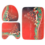 Max Christmas Print Non Slip Bath Mat Toilet Lid Cover XMAS Decor 6 - Aladdin Shoppers