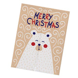 Max Christmas Style Noren Doorway Curtain Room Divider Decor Bear Beige S - Aladdin Shoppers