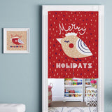 Max Christmas Style Noren Doorway Curtain Room Divider Decor Bird Red L - Aladdin Shoppers