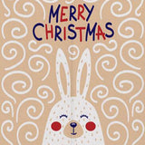 Max Christmas Style Noren Doorway Curtain Room Divider Decor Rabbit Beige L - Aladdin Shoppers