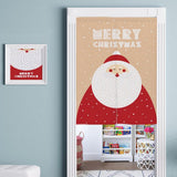 Max Christmas Style Noren Doorway Curtain Room Divider Decor Santa Claus Beige S - Aladdin Shoppers
