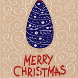 Max Christmas Style Noren Doorway Curtain Room Divider Decor Tree Beige S - Aladdin Shoppers